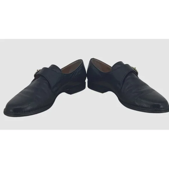 Men’s Bally Monk Strap dress shoes Black Size 7.5 E Made In Switzerland - Picture 4 of 7